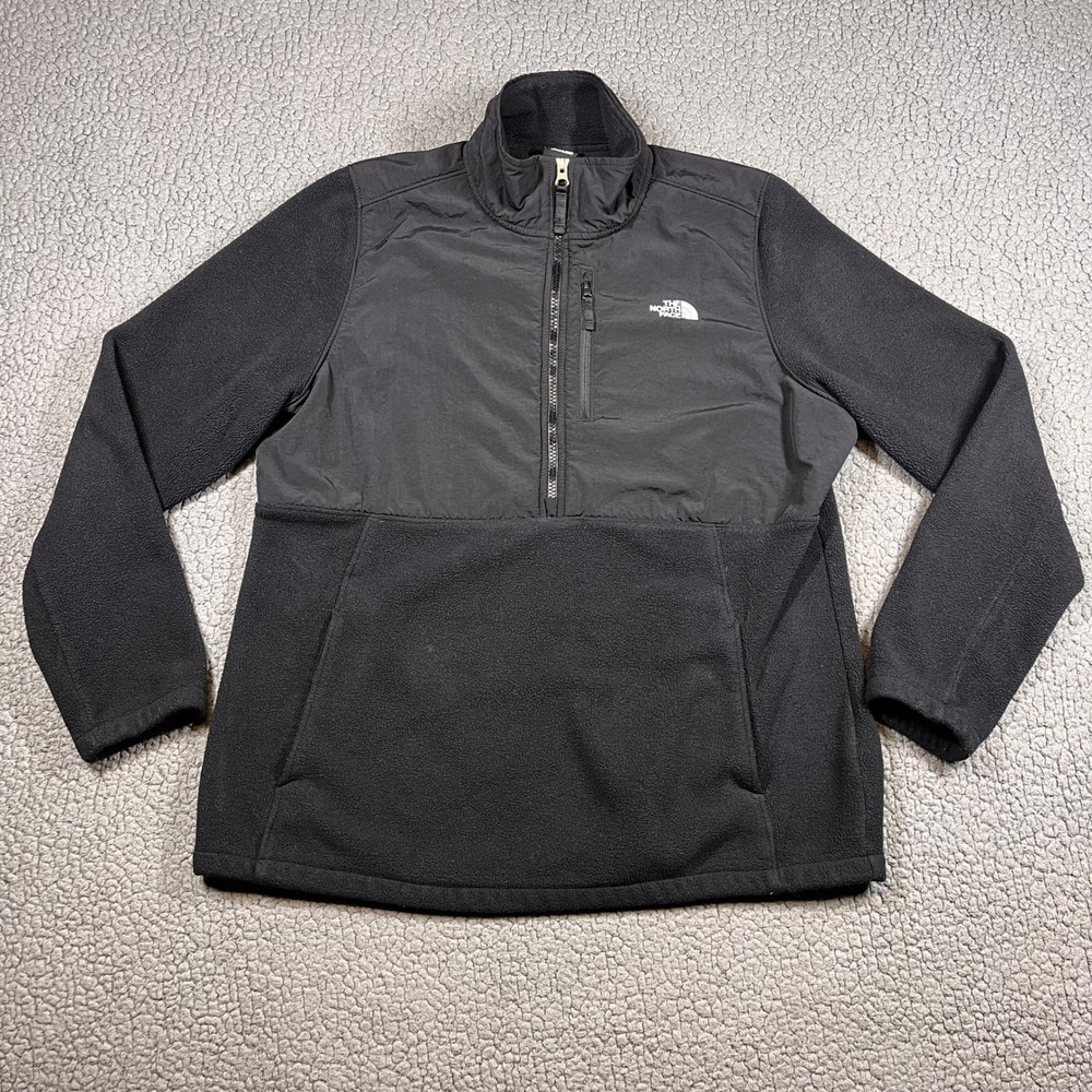The North‎ Face Womens Fleece 1/2 Zip Pullover Black XL Jacket